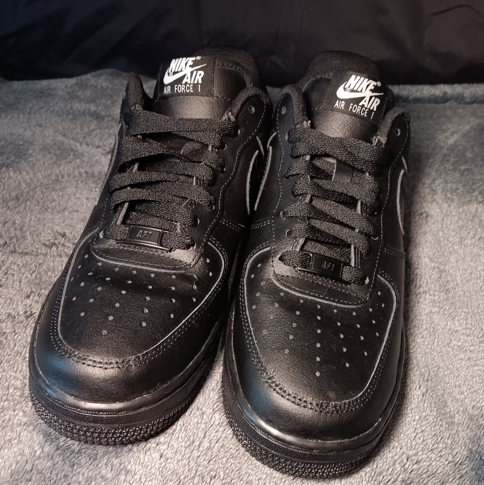 Black Air Forces w/ White Detail